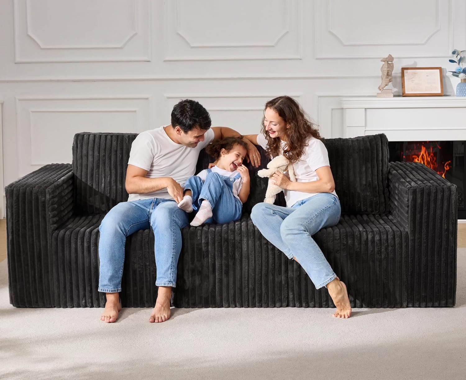Modular Sectional Sofa With Deep Memory Foam Comfort ShipItFurniture