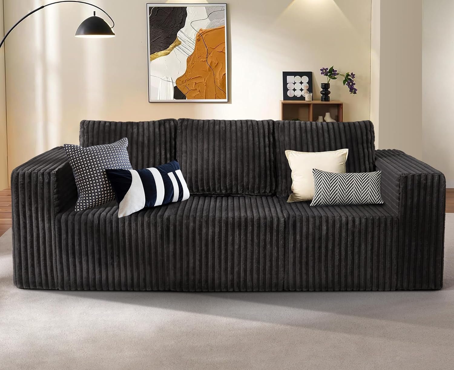 Modular Sectional Sofa With Deep Memory Foam Comfort ShipItFurniture