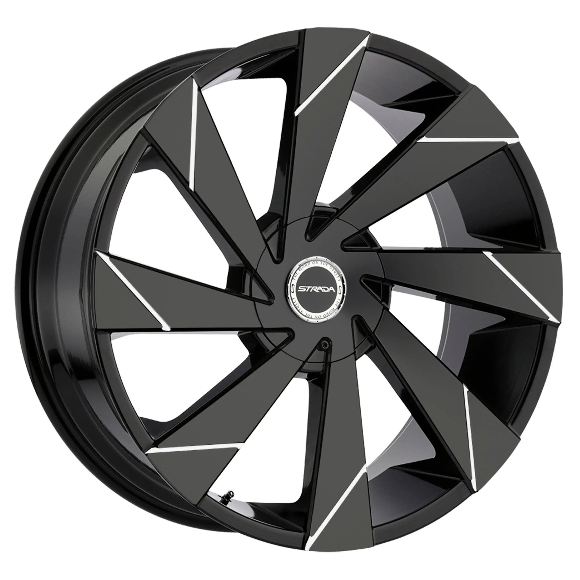Moto Gloss Black Milled Line - Get it from Bo