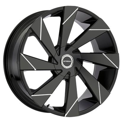 Moto Gloss Black Milled Line - Get it from Bo