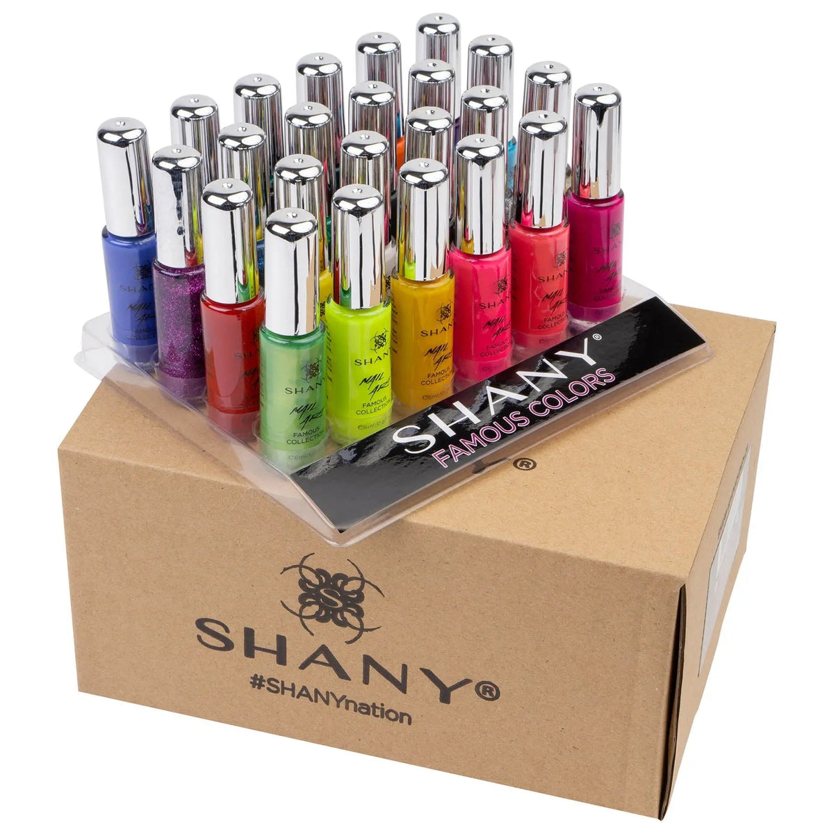 Nail Art Set Nail Polish - Fine Brush For Nail Design - 24 Famous Colors - Get it from Bo