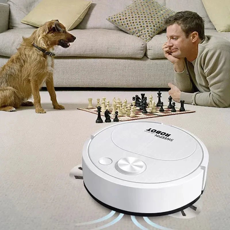 NEW USB Sweeping Robot Vacuum Cleaner Mopping 3 In 1 Smart Wireless 1500Pa Dragging Cleaning Sweep Floor for Home Office - Get it from Bo