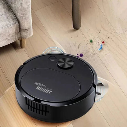 NEW USB Sweeping Robot Vacuum Cleaner Mopping 3 In 1 Smart Wireless 1500Pa Dragging Cleaning Sweep Floor for Home Office - Get it from Bo