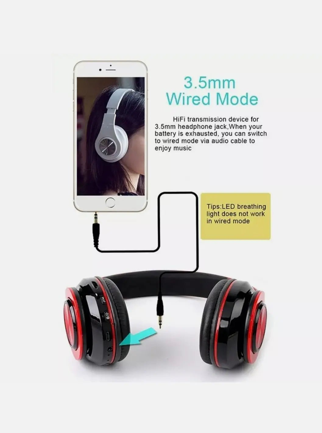 Ninja Dragon Z10 Color Changing Bluetooth Headphones - Get it from Bo