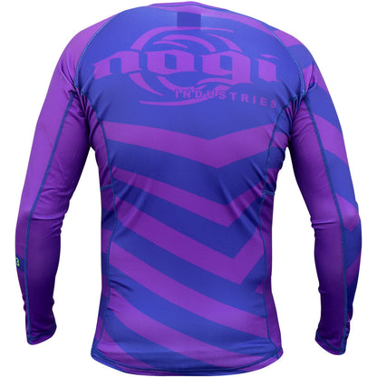 Exeter Long Sleeve Rank Rash Guard - Purple - Get it from Bo