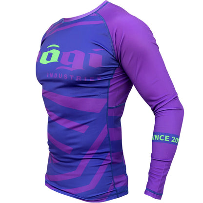 Exeter Long Sleeve Rank Rash Guard - Purple - Get it from Bo