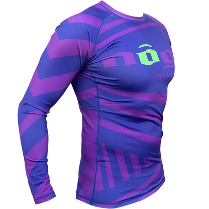 Exeter Long Sleeve Rank Rash Guard - Purple - Get it from Bo
