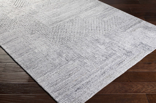 Boxholm Gray Hand Tufted Wool-Blend Rug - Clearance