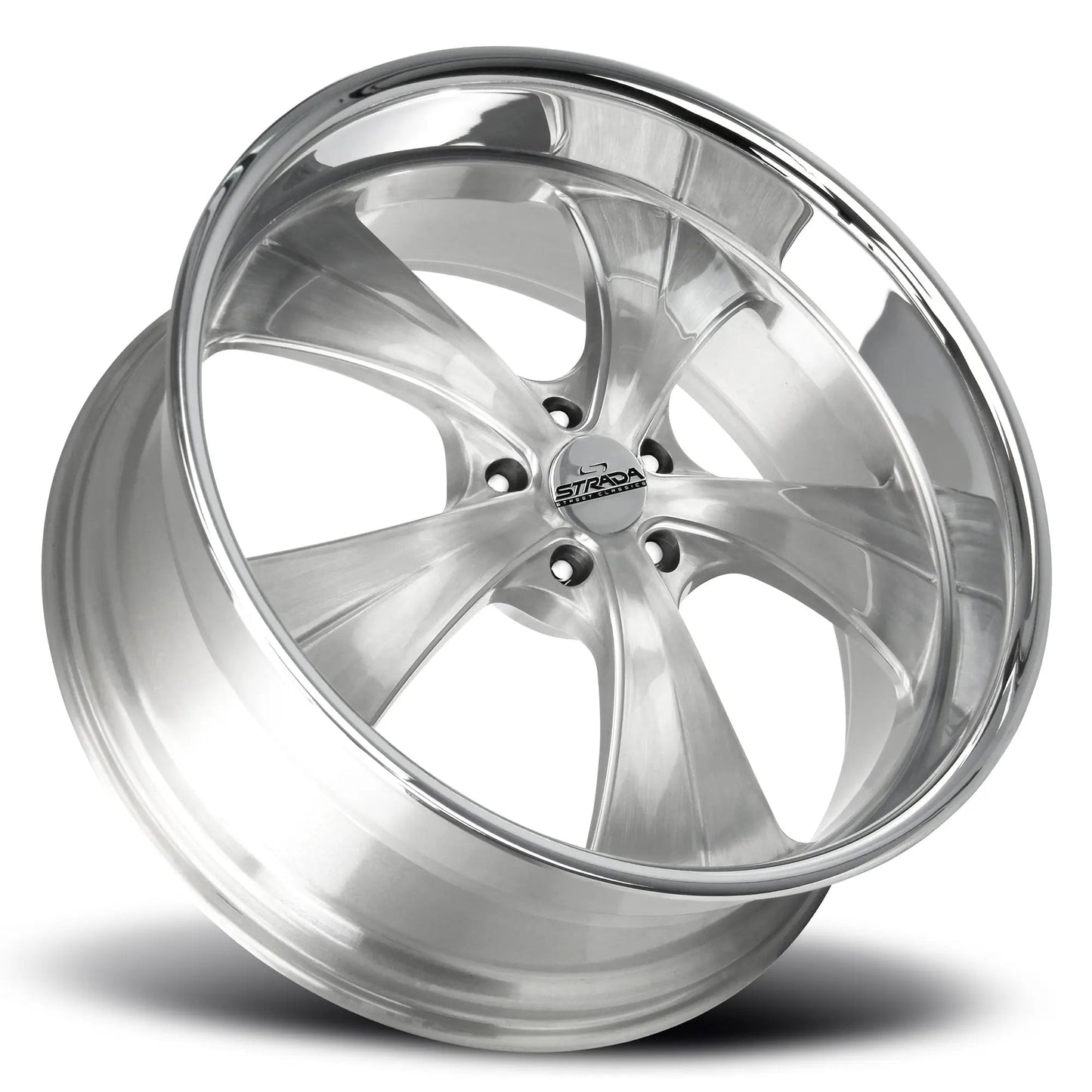 Old Skool Brushed Face Silver Milled Stainless Steel Lip - Get it from Bo