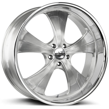Old Skool Brushed Face Silver Milled Stainless Steel Lip - Get it from Bo