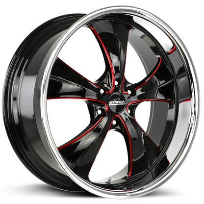 Old Skool Gloss Black Candy Red Milled - Get it from Bo