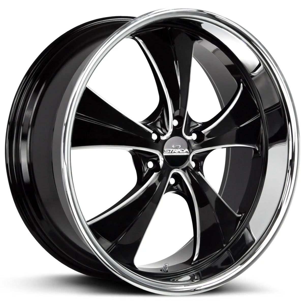 Old Skool Gloss Black Milled Stainless Steel Lip - Get it from Bo