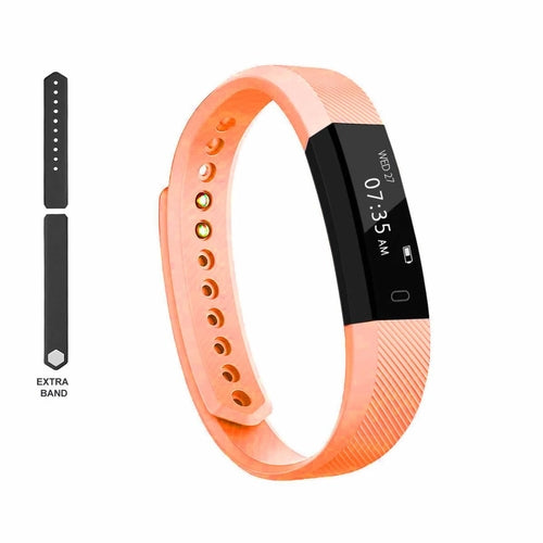 SmartFit Slim Activity Tracker And Monitor Smart Watch Salmon Lucky