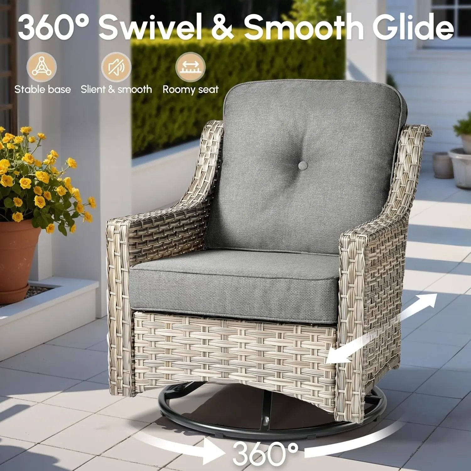 Outdoor Patio Furniture Set with Fire Pit Table - Get it from Bo