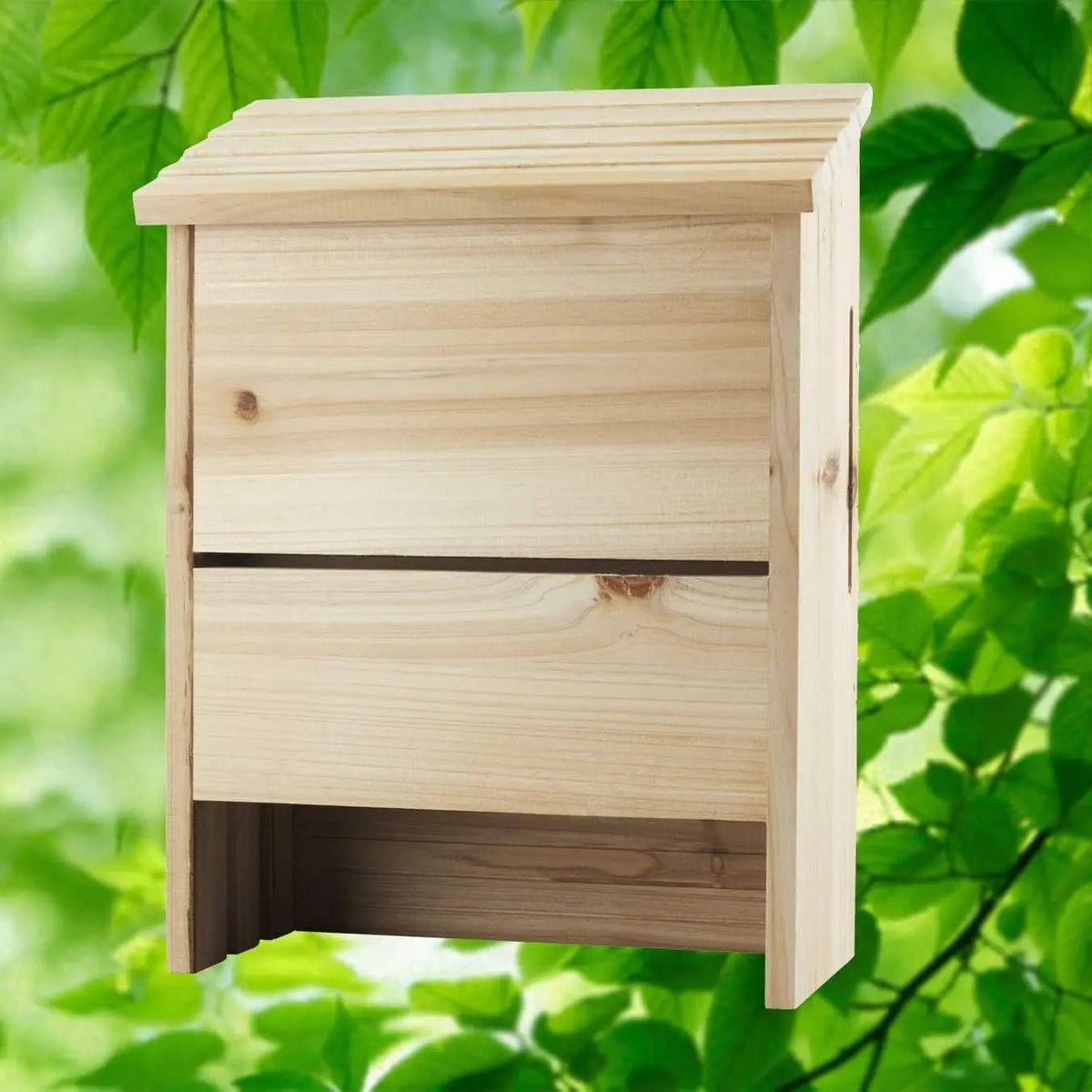 Outdoor Solid Cedar Wood Bat House - Holds up to 75 Bats - Get it from Bo