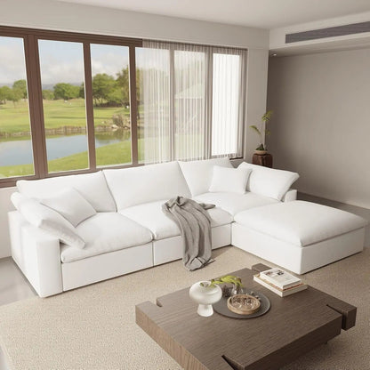 Oversize Modular Sectional Sofa with Chaise and Cushions - Get it from Bo