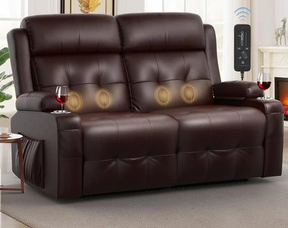 Oversized Recliner Loveseat with Cup Holders and Storage - Get it from Bo