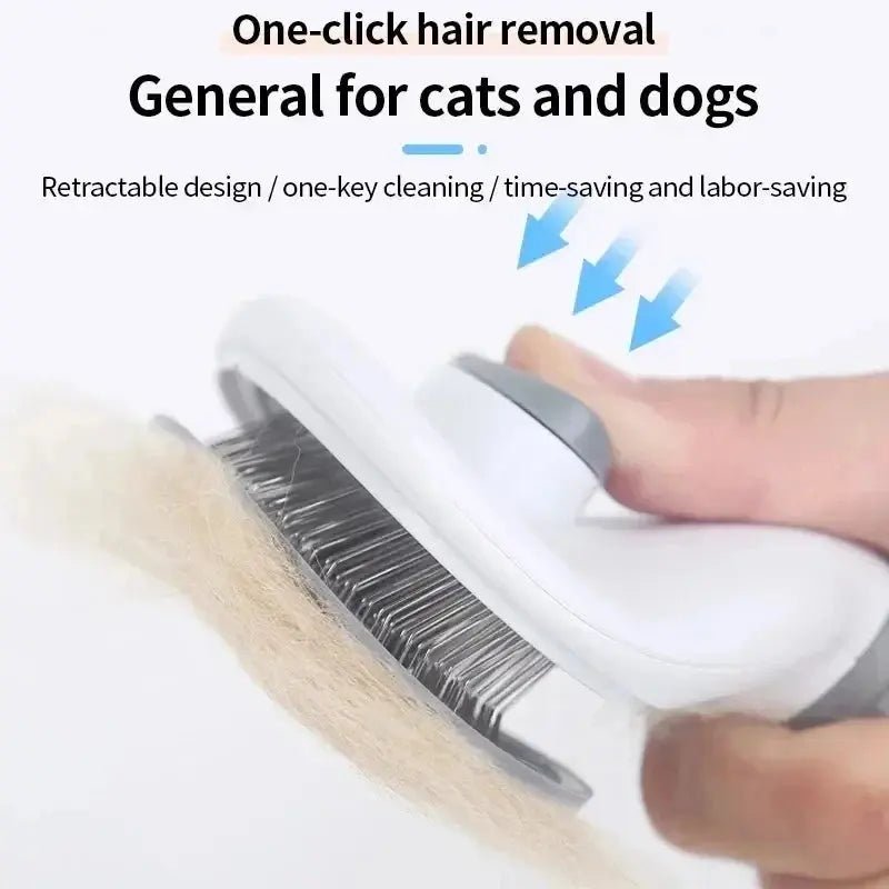 Pet Dog Brush Cat Comb Self Cleaning Pet Hair Remover - Get it from Bo