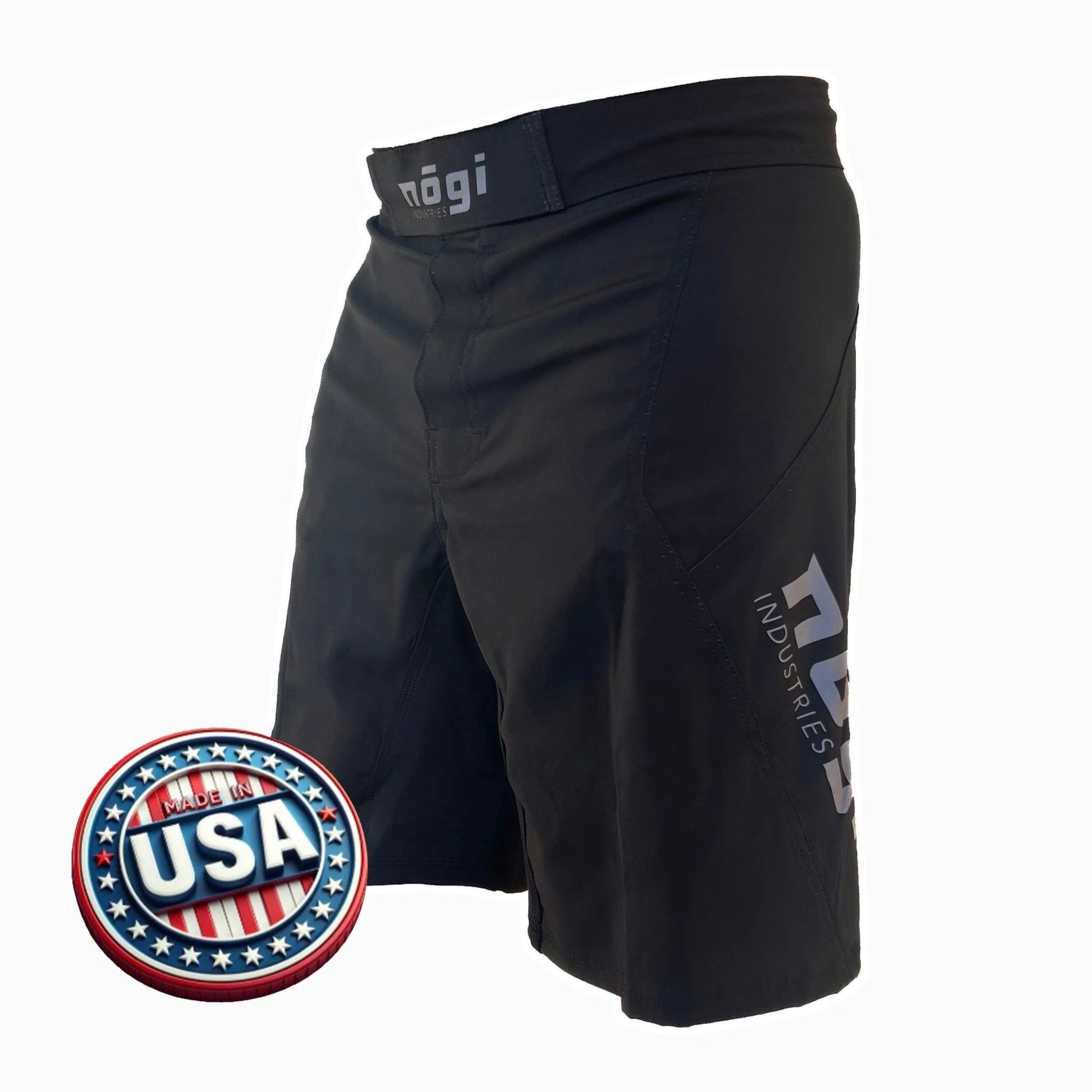 Phantom 4.0 Fight Shorts - Classic Black - MADE IN USA - Get it from Bo