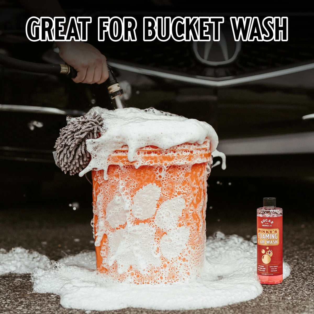 Pinky’s Foaming Car Wash - Get it from Bo