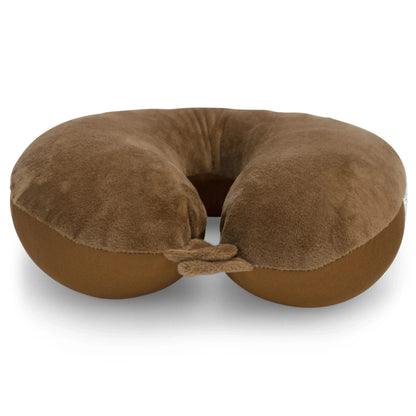 Plush Microbeads Travel Neck Pillow - Get it from Bo