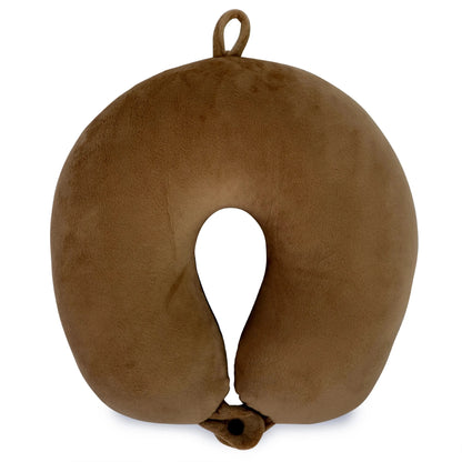 Plush Microbeads Travel Neck Pillow - Get it from Bo