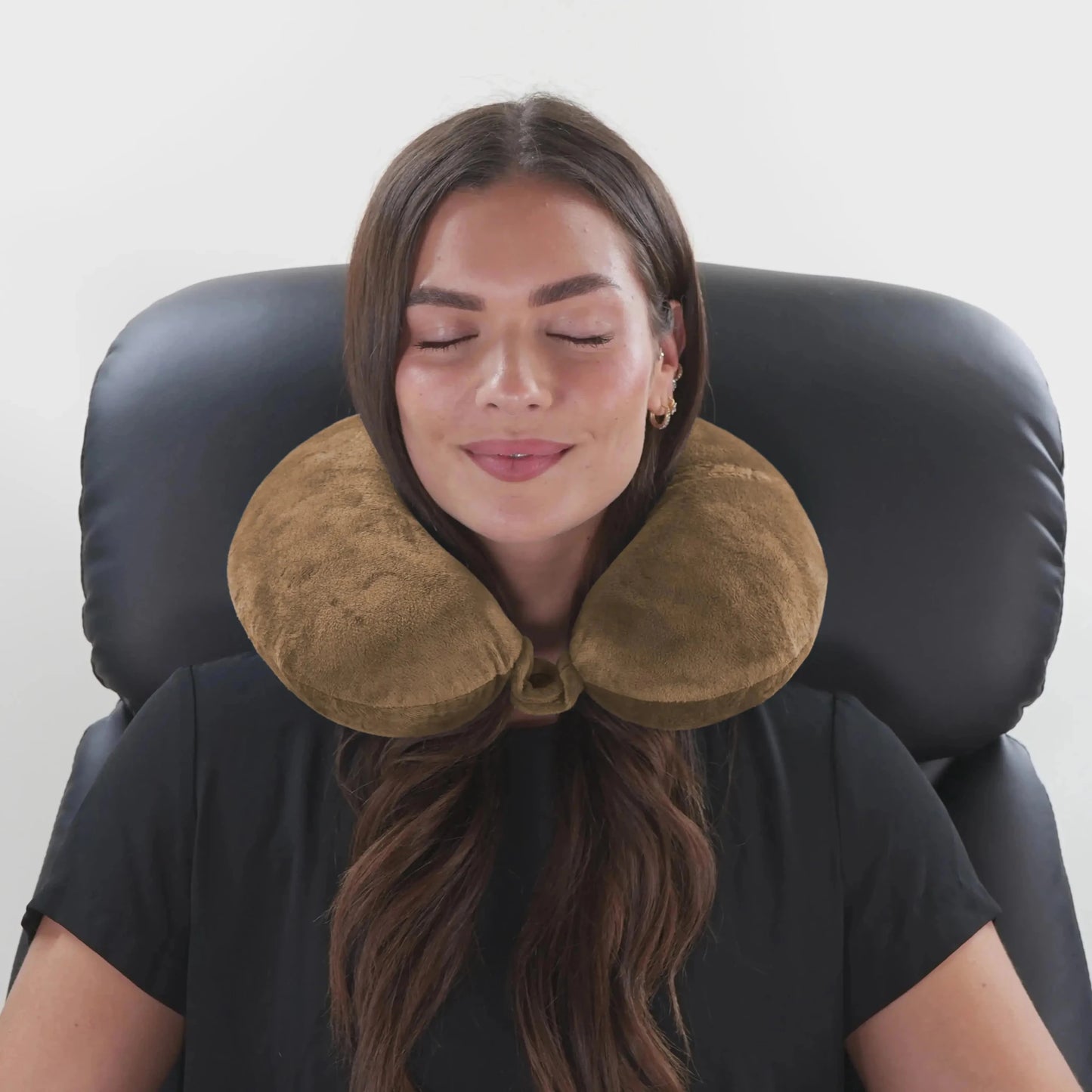 Plush Microbeads Travel Neck Pillow - Get it from Bo