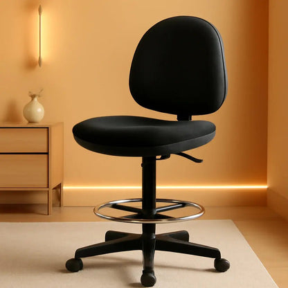 Pneumatic Adjustable Office Stool Black Multitask Ergonomic - Get it from Bo