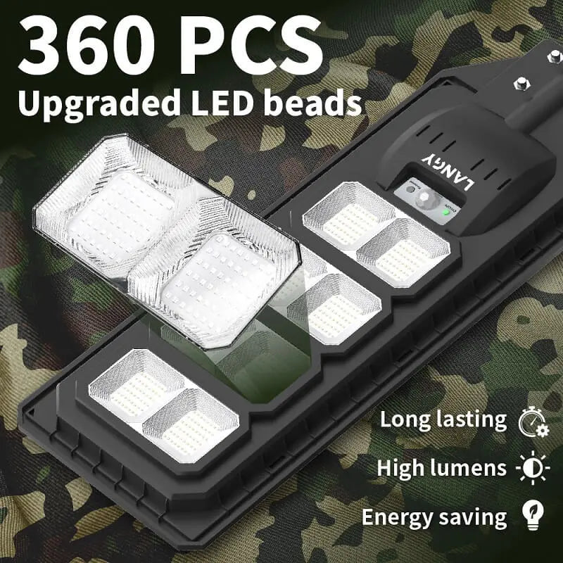 Powerful Solar Green Feeder Light for Hunting - 25,000 Lumens - Get it from Bo