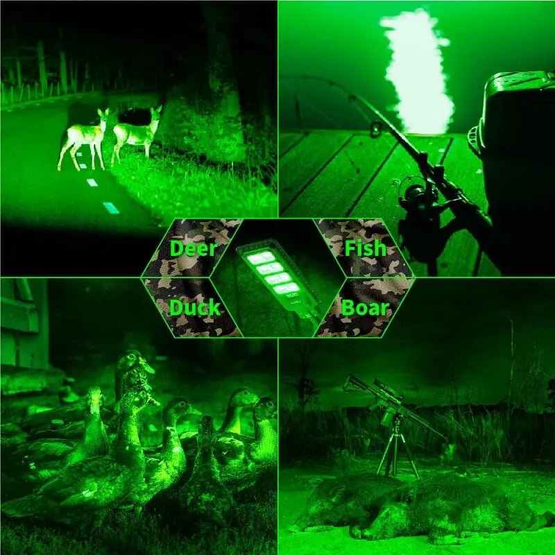 Powerful Solar Green Feeder Light for Hunting - 25,000 Lumens - Get it from Bo