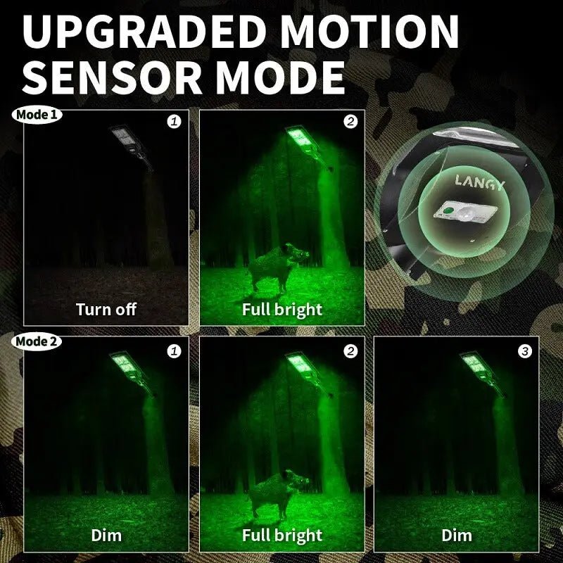 Powerful Solar Green Feeder Light for Hunting - 25,000 Lumens - Get it from Bo