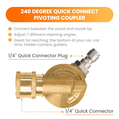 Pressure Washer Pivoting Coupler - Get it from Bo