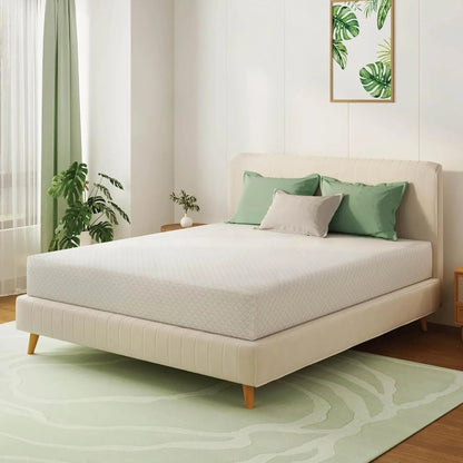 Queen 10 Inch Green Tea Memory Foam Mattress Comfort - Get it from Bo