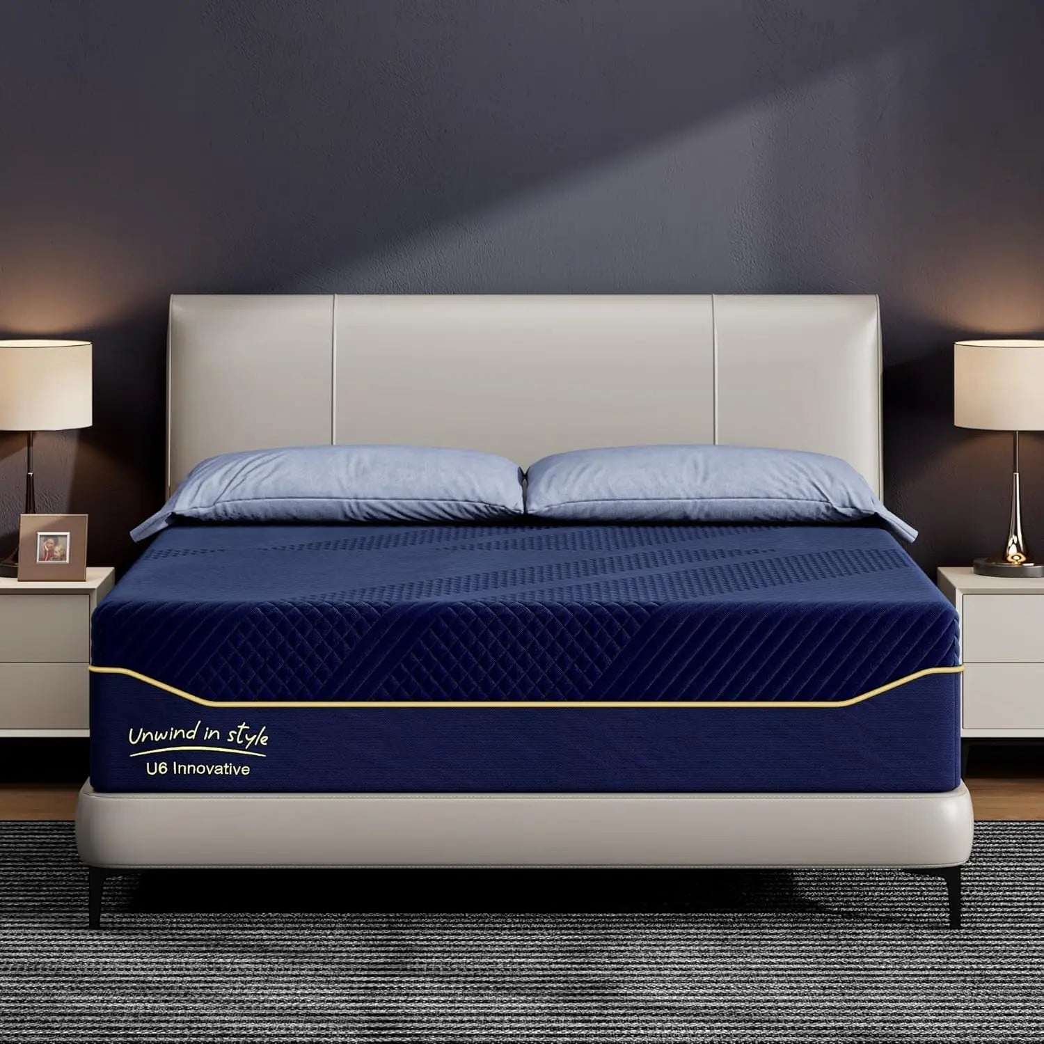 Queen 12Inch Cooling Gel Memory Foam Mattress CertipurUS - Get it from Bo