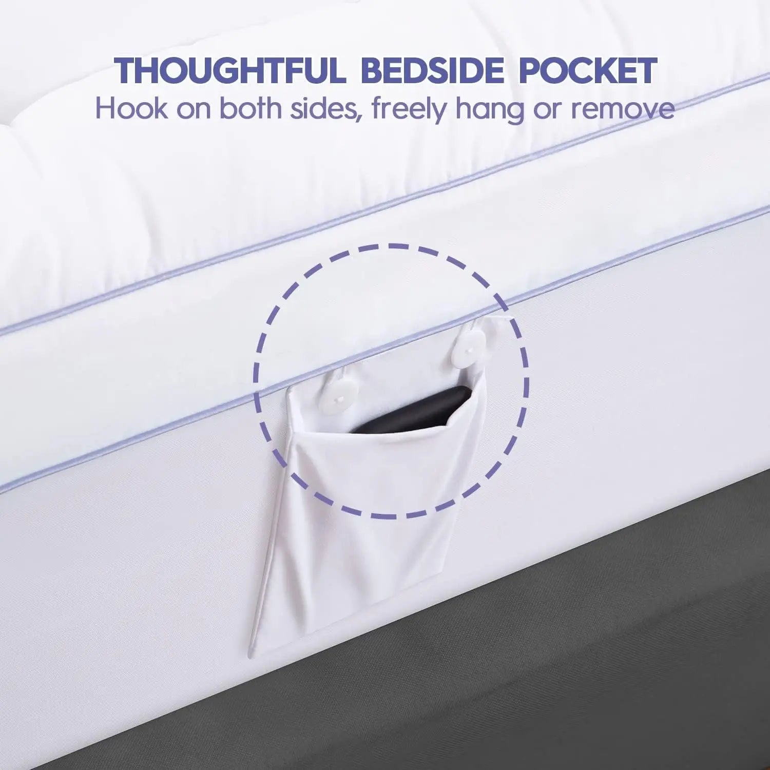 Queen Size Dual Layer Memory Foam Mattress Topper - Get it from Bo