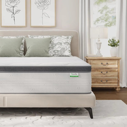 Queen Size Hybrid Mattress with Pillowtop for Comfort - Get it from Bo