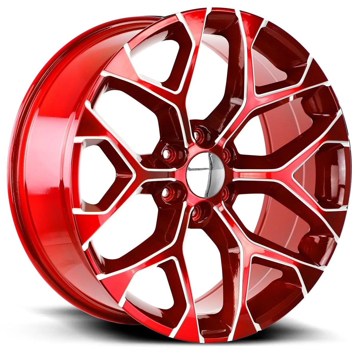 R176 Snowflake Candy Red Milled - Get it from Bo