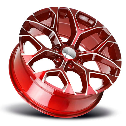 R176 Snowflake Candy Red Milled - Get it from Bo