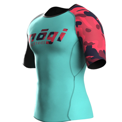 Recall Camo Short Sleeve Rash Guard - Get it from Bo