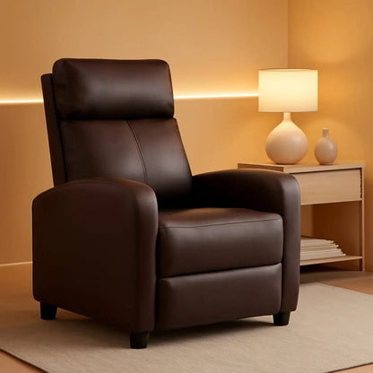 Recliner Chair Brown Adjustable Living Room Armchair - Get it from Bo