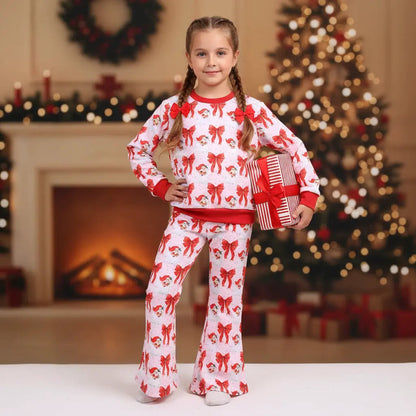 Red santa bows lounge set - Get it from Bo