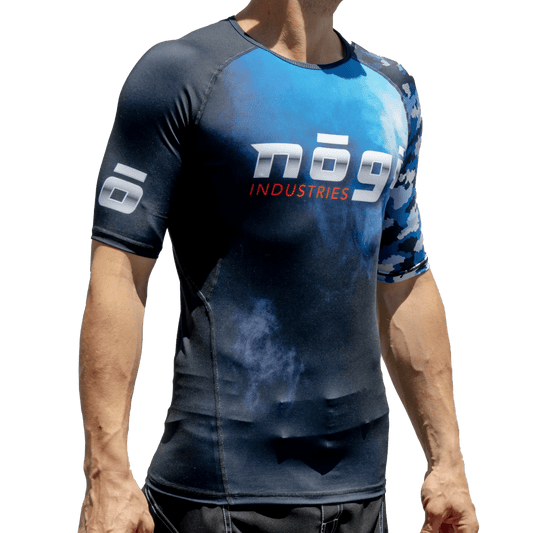 Resistance Camo Short Sleeve Rash Guard - Get it from Bo