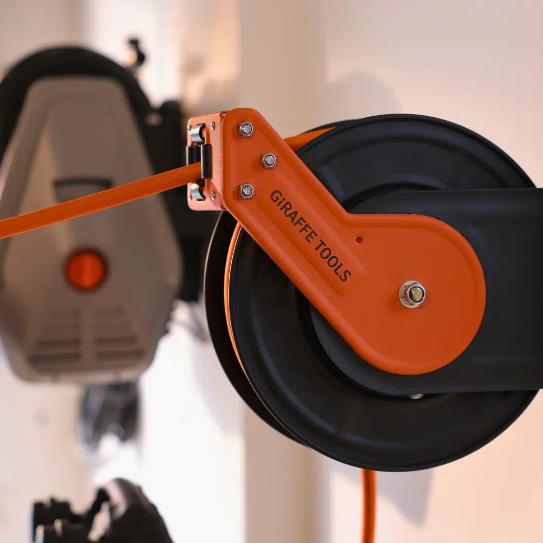 Retractable Air Hose Reel-Alloy Steel Reel-3/8in 25ft-50ft - Get it from Bo