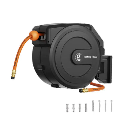 Retractable Air Hose Reel-PP Housing-3/8in-50ft - Get it from Bo