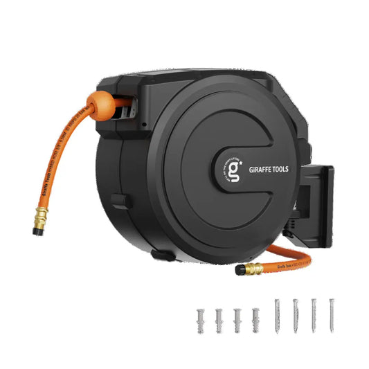 Retractable Air Hose Reel-PP Housing-3/8in-50ft - Get it from Bo