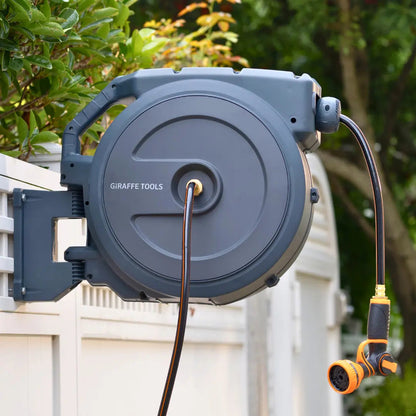Retractable Garden Hose Reel-1/2in-130ft - Get it from Bo