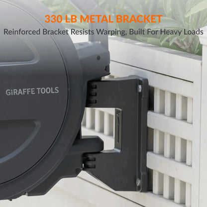 Retractable Garden Hose Reel-1/2in-130ft - Get it from Bo