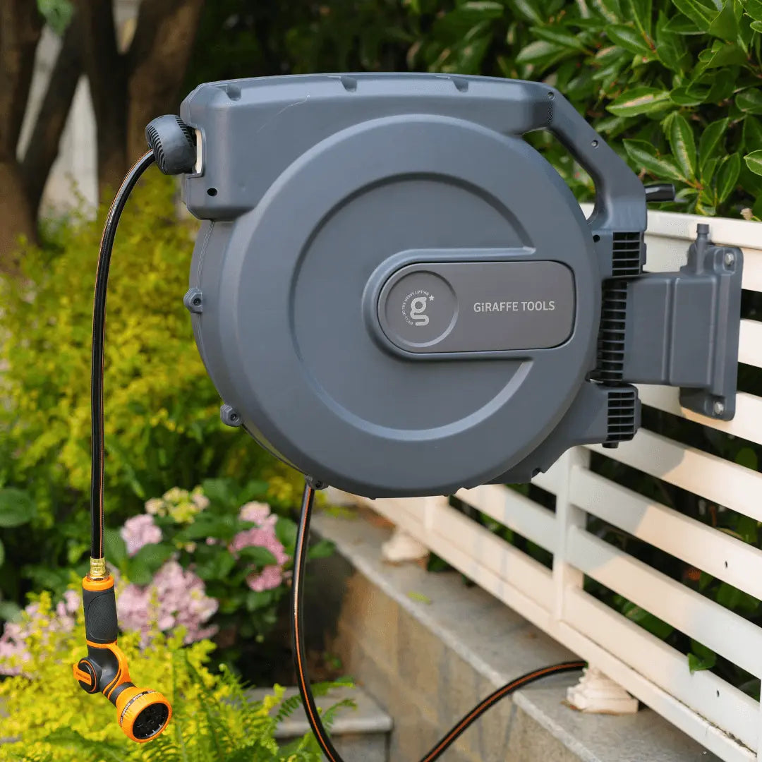 Retractable Garden Hose Reel-1/2in-155ft - Get it from Bo