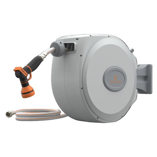 Retractable Garden Hose Reel-5/8 in-65ft - Get it from Bo