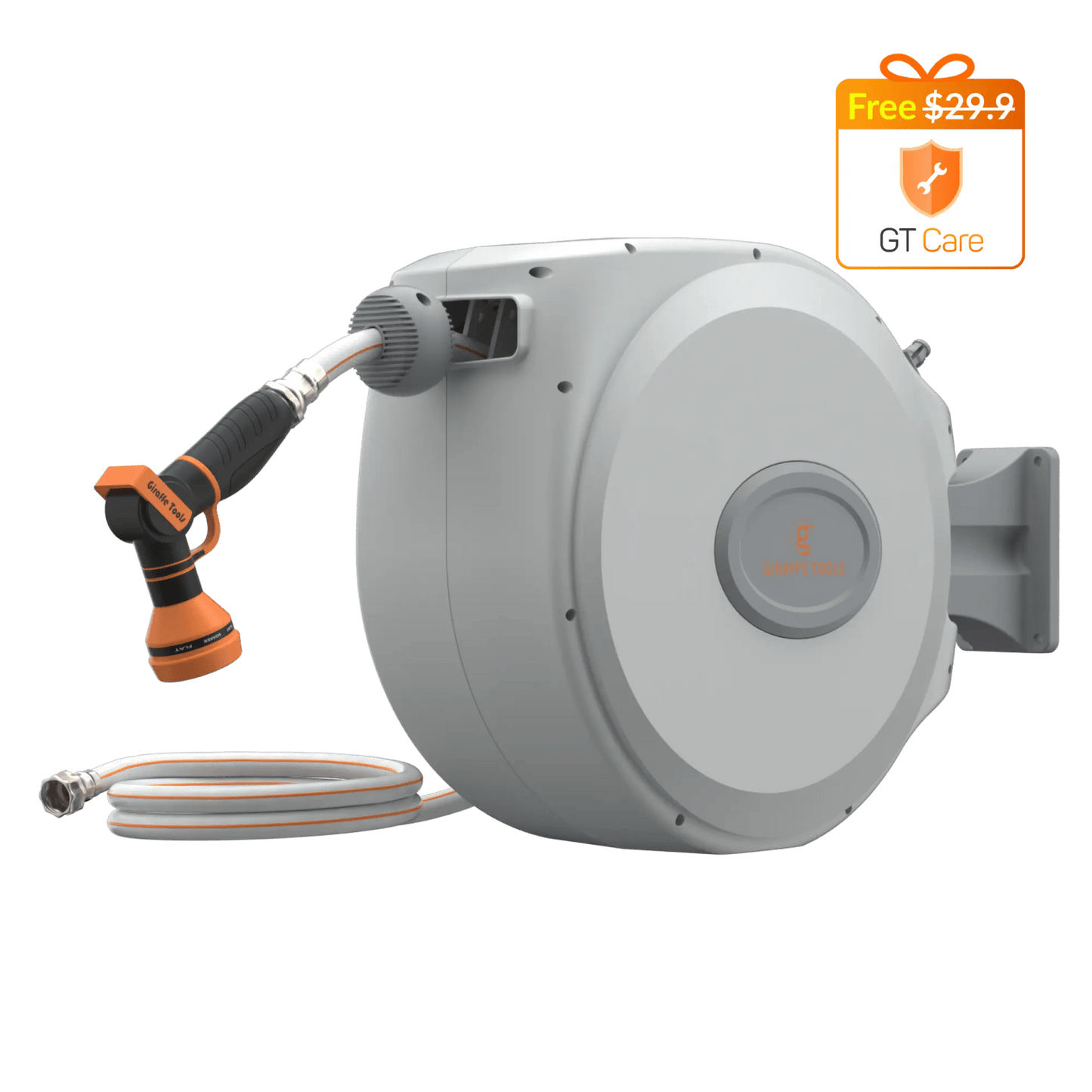 Retractable Garden Hose Reel-5/8 in-65ft - Get it from Bo